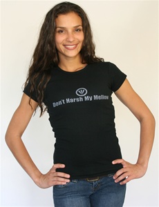 Don't Harsh My Mellow Fitted Women's T-Shirt