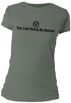 You Can't Harsh My Mellow Fitted Women's T-Shirt