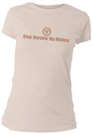 Stop Harshin' My Mellow Fitted Women's T-Shirt