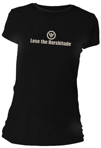 Lose The Harshitude Fitted Women's T-Shirt