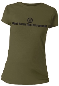 Don't Harsh The Environment Fitted Women's T-Shirt