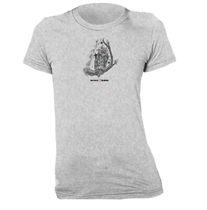 Lady Owl Fitted Women's T-Shirt