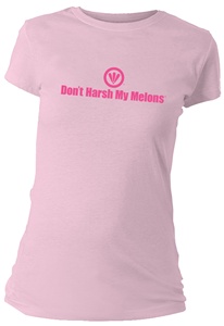 Don't Harsh My Melons Fitted Women's T-Shirt
