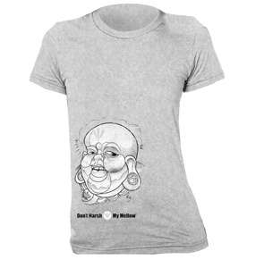 Big Buddah Fitted Women's T-Shirt